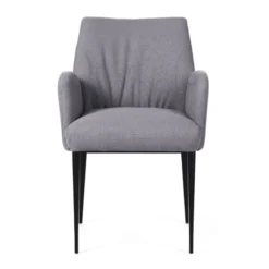 Mobitec Enora ® Fauteuil cocooning en tissu et pieds en métal><noscript><img width=