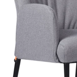Mobitec Enora ® Fauteuil cocooning en tissu et pieds en métal><noscript><img width=