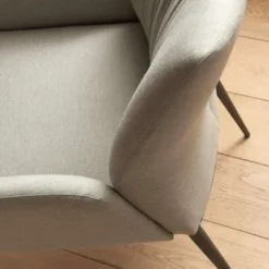 Mobitec Enora ® Fauteuil cocooning en tissu et pieds en métal><noscript><img width=
