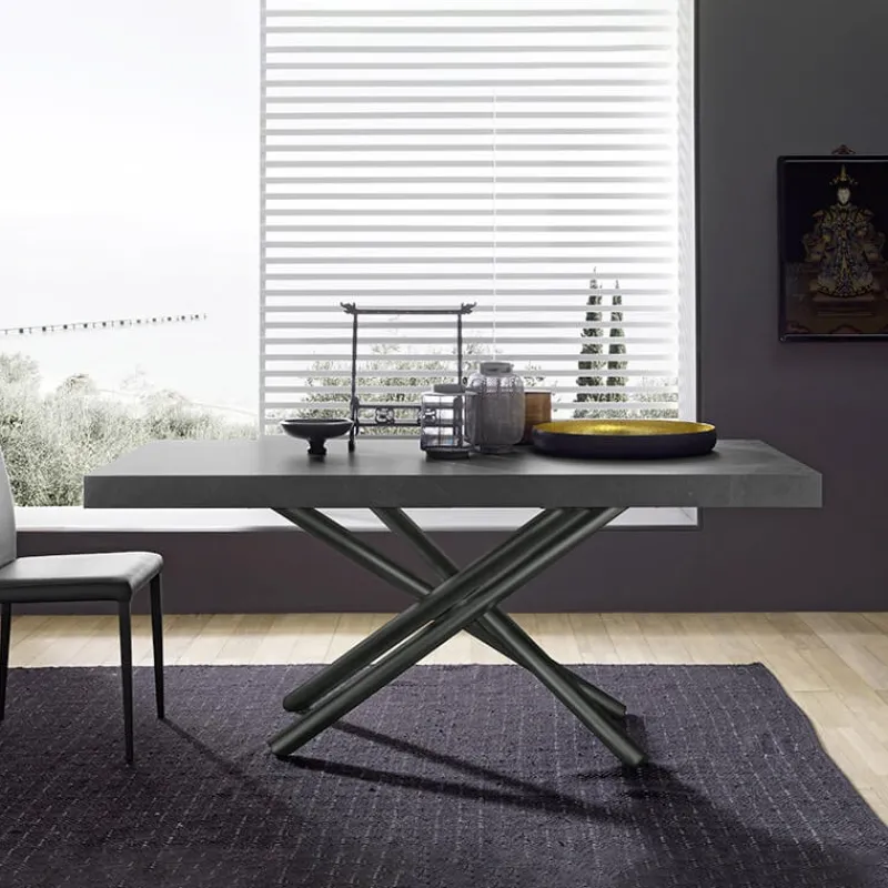 Altacom Fahrenheit Table extensible design de fabrication italienne en mélaminé> Table De Salle à Manger