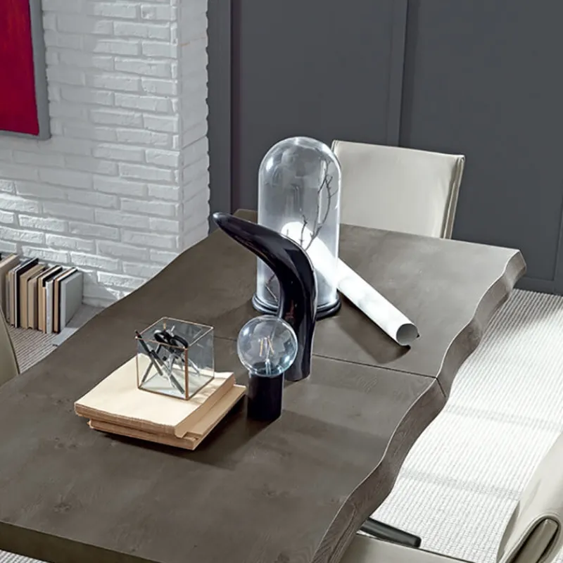 Altacom Fahrenheit Table extensible design italien rectangulaire avec pied mikado> Table De Salle à Manger