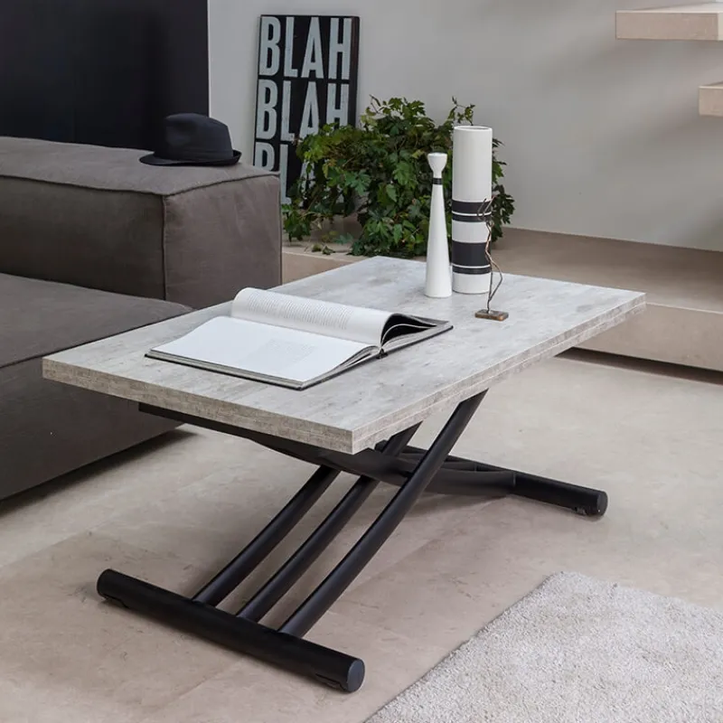 Altacom Fenice AT050 Table italienne relevable et rabattable en mélaminé> Table De Salon|Table Pour Petit Espace