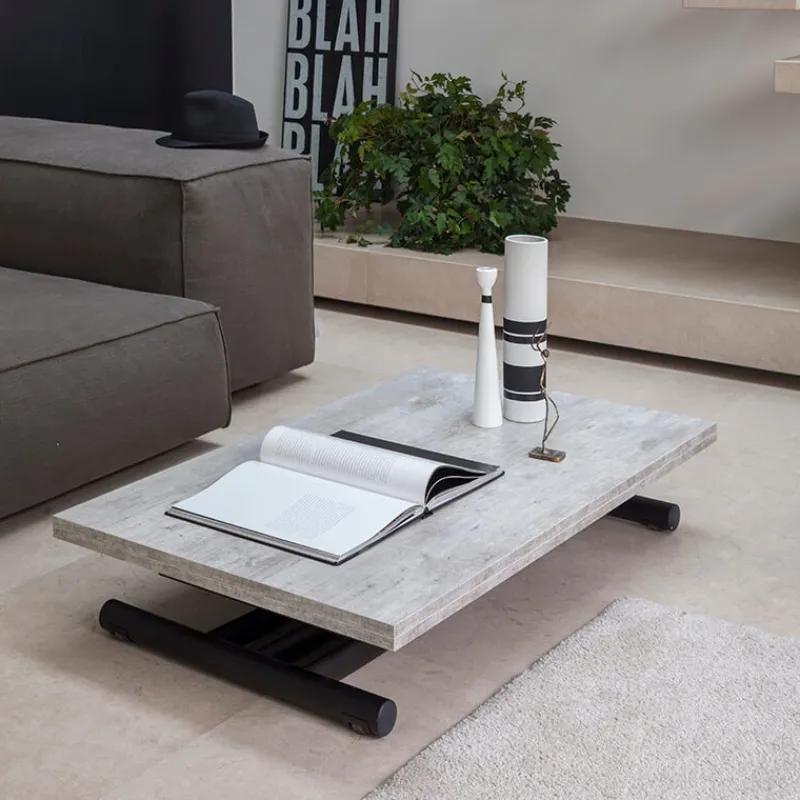 Altacom Fenice AT050 Table italienne relevable et rabattable en mélaminé> Table De Salon|Table Pour Petit Espace