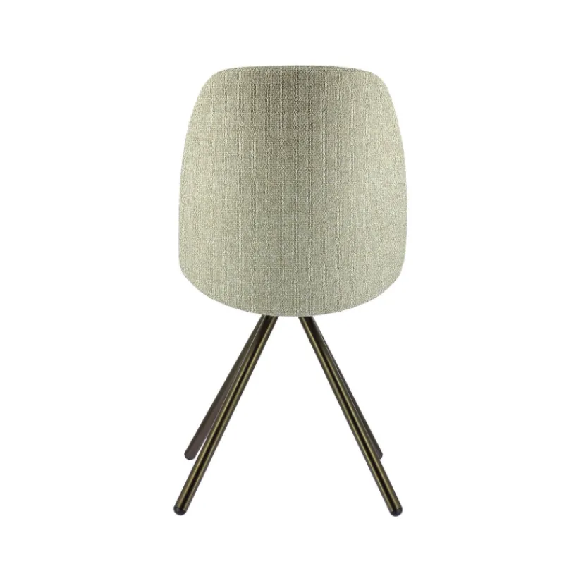 Perfecta Figaro 2 Chaise moderne pivotante en tissu et pieds métal> Chaise De Salle à Manger|Chaise De Bureau