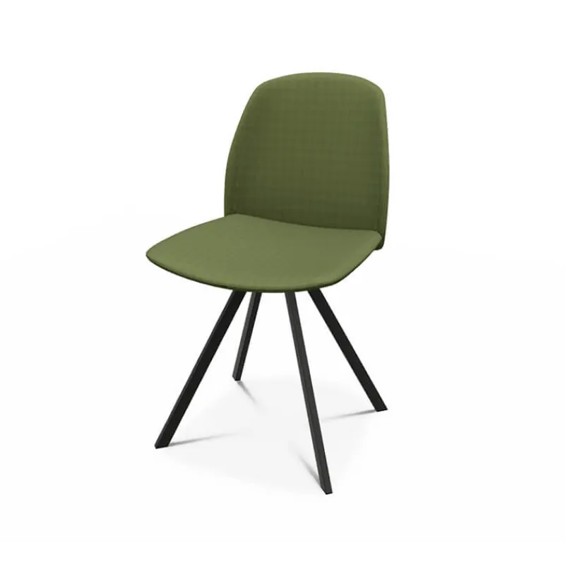 Perfecta Figaro Chaise moderne pivotante en tissu fabriquée en Belgique> Chaise De Salle à Manger|Chaise De Bureau