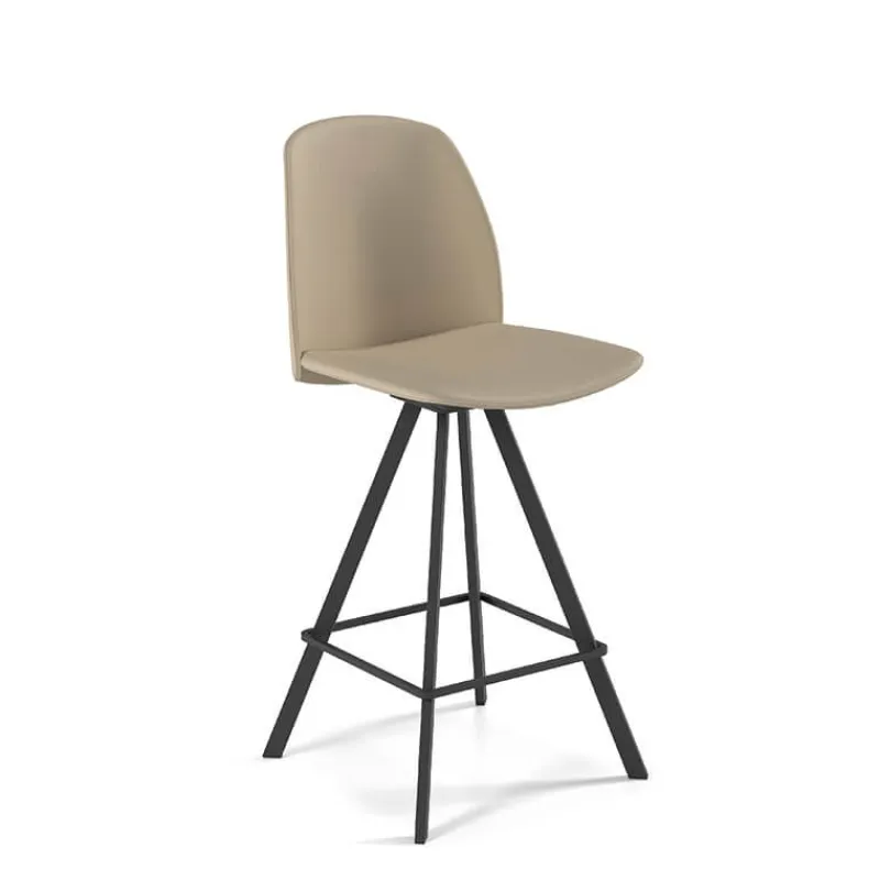 Perfecta Figaro Tabouret snack en simili pivotant moderne fabrication belge> Tabouret Snack (assise +/- 65 Cm)|Tabouret De Bar (assise +/- 80 Cm)