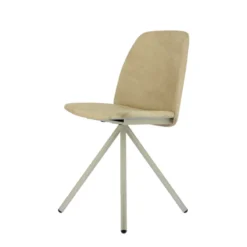 Perfecta Fiona 2 Chaise moderne en tissu et pieds métal><noscript><img width=