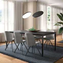 Perfecta Fiona Chaise moderne en tissu de fabrication belge><noscript><img width=