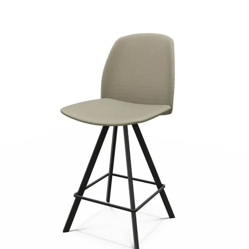 Perfecta Fiona Tabouret snack moderne en tissu fabriqué en Belgique> Tabouret Snack (assise +/- 65 Cm)|Tabouret De Bar (assise +/- 80 Cm)