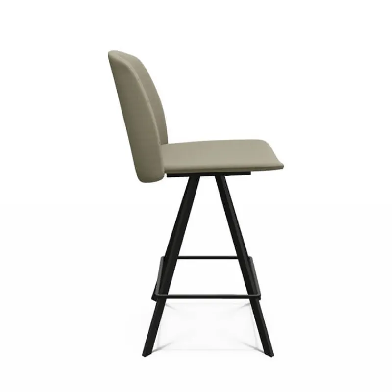 Perfecta Fiona Tabouret snack moderne en tissu fabriqué en Belgique> Tabouret Snack (assise +/- 65 Cm)|Tabouret De Bar (assise +/- 80 Cm)