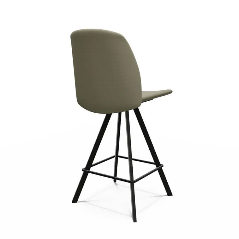 Perfecta Fiona Tabouret snack moderne en tissu fabriqué en Belgique> Tabouret Snack (assise +/- 65 Cm)|Tabouret De Bar (assise +/- 80 Cm)