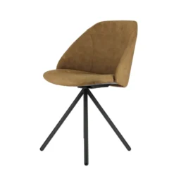 Perfecta Fixie Chaise tendance en tissu et pieds en métal><noscript><img width=