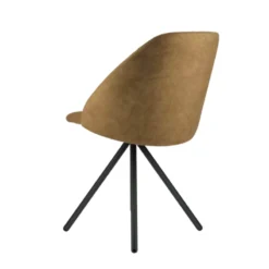 Perfecta Fixie Chaise tendance en tissu et pieds en métal><noscript><img width=