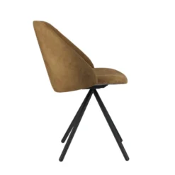 Perfecta Fixie Chaise tendance en tissu et pieds en métal><noscript><img width=