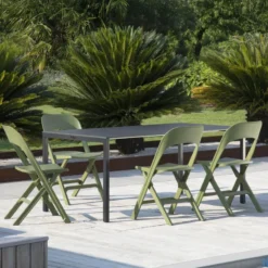 Flap Chaise de jardin pliante italienne en polypropylène><noscript><img width=
