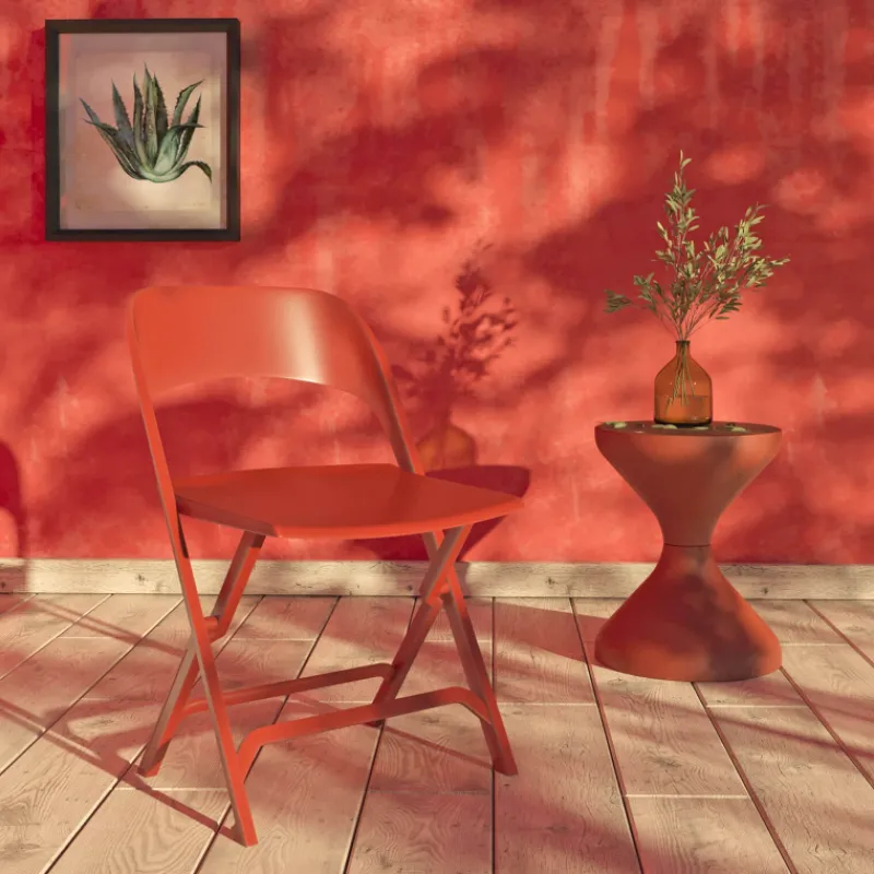 Flap Chaise de jardin pliante italienne en polypropylène> Chaise De Jardin