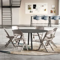 Flap Chaise pliante italienne en polypropylène> Chaise De Cuisine