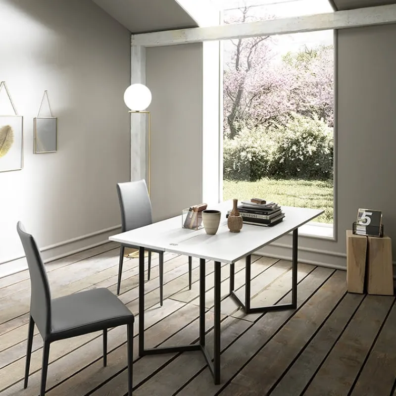 Altacom Flap Table console extensible en mélaminé> Table Pour Petit Espace