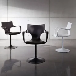 Sovet Italia Flûte Sovet® Chaise design pivotante avec accoudoirs><noscript><img width=