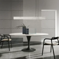 Sovet Italia Flûte Sovet® Table ovale design en céramique> Table De Salle à Manger