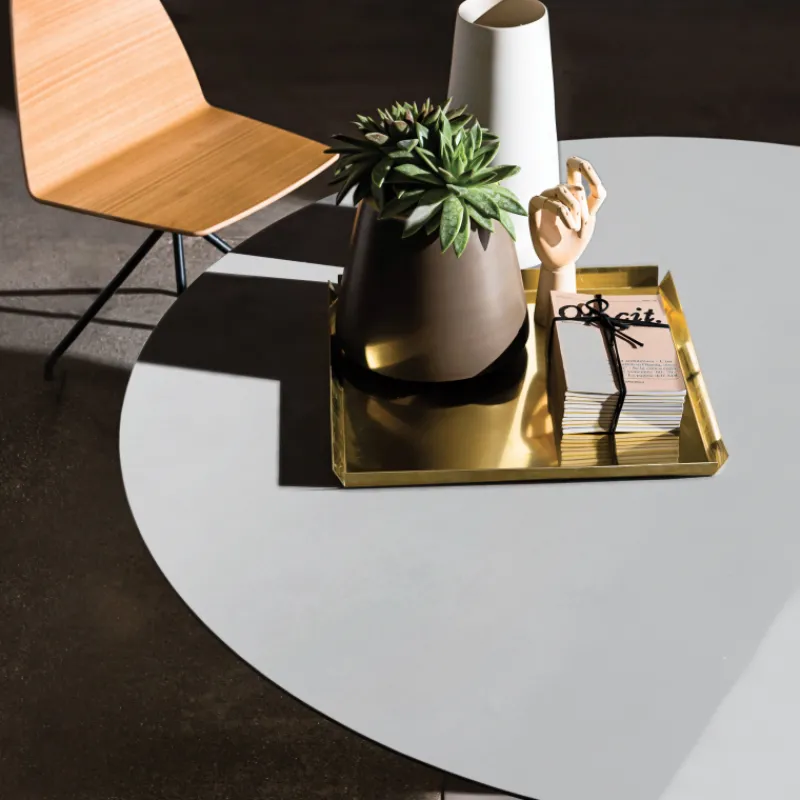 Sovet Italia Flûte Sovet® Table ronde design en verre> Table De Salle à Manger