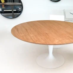 Sovet Italia Flûte Sovet® Table ronde design plateau bois><noscript><img width=