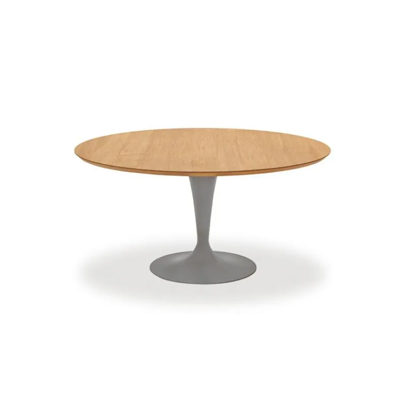 Sovet Italia Flûte Sovet® Table ronde design plateau bois> Table De Salle à Manger