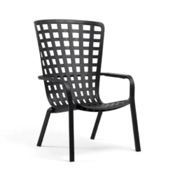 Folio Fauteuil de jardin réglable et empilable en polypropylène design><noscript><img width=