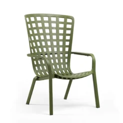 Folio Fauteuil de jardin réglable et empilable en polypropylène design><noscript><img width=