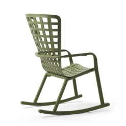 Folio Rocking chair design extérieur réglable en polypropylène><noscript><img width=