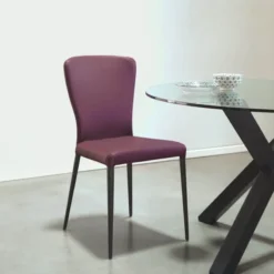 Europea Francine Chaise moderne italienne avec pieds en métal> Chaise De Cuisine|Chaise De Salle à Manger
