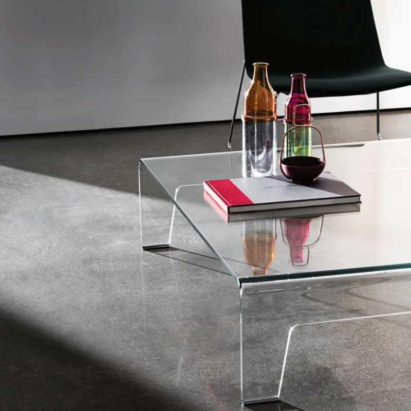 Sovet Italia Frog Sovet® Table basse design rectangulaire en verre> Table De Salon