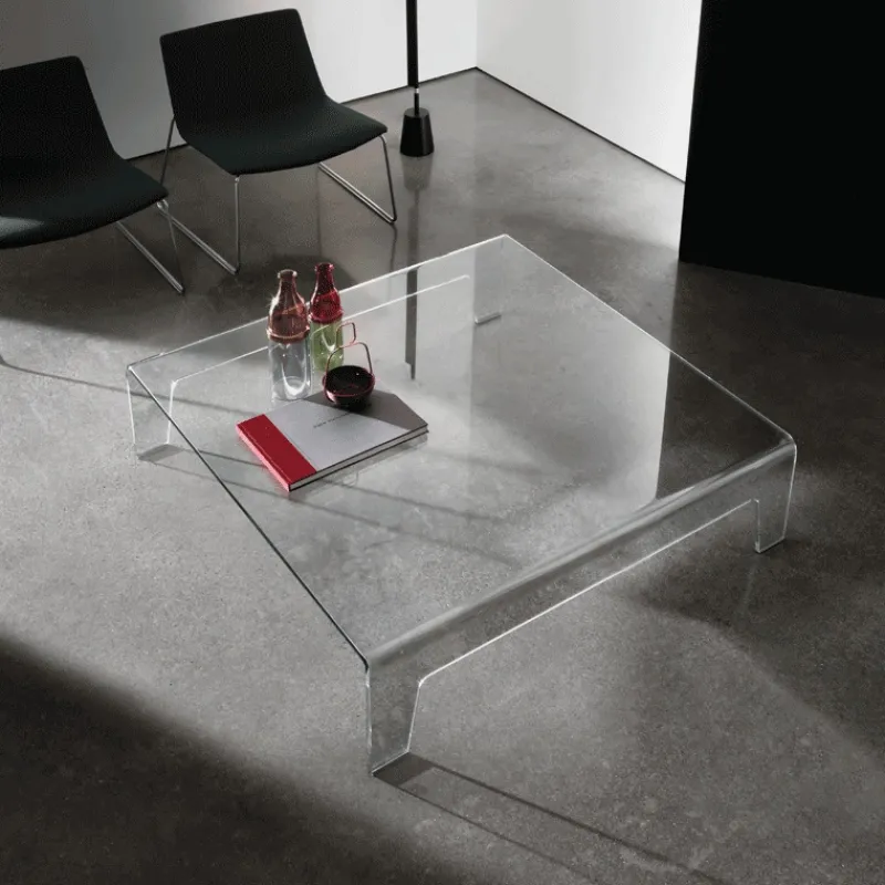 Sovet Italia Frog Sovet® Table basse design carrée en verre> Table De Salon