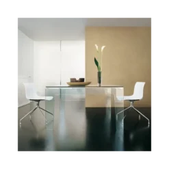 Sovet Italia Frog Sovet® Table design rectangulaire ou carrée en verre><noscript><img width=