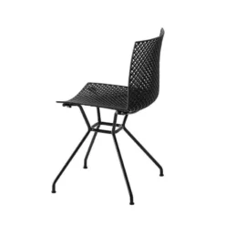 Fuller TC Chaise design italien microperforée avec pieds en métal><noscript><img width=
