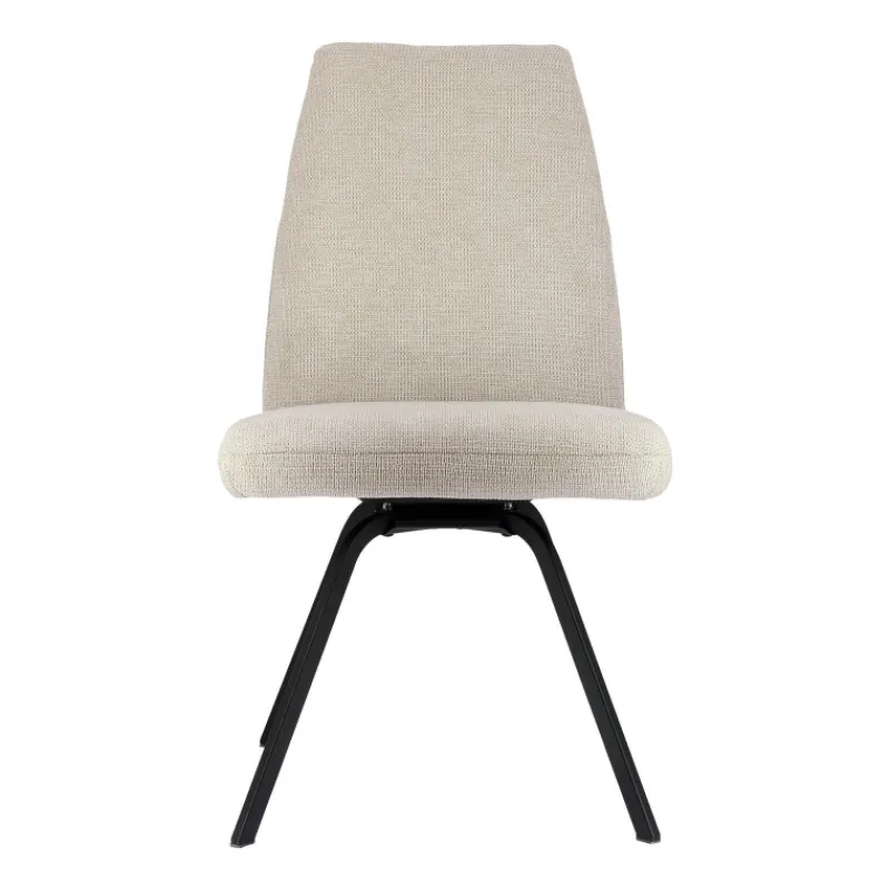 Gabin Chaise confortable en tissu avec dossier inclinable et pieds en métal> Chaise De Salle à Manger|Chaise De Bureau