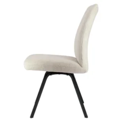 Gabin Chaise confortable en tissu avec dossier inclinable et pieds en métal><noscript><img width=