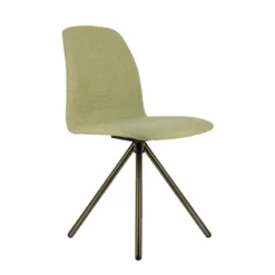 Perfecta Genua Chaise moderne pivotante en tissu et pieds métal><noscript><img width=