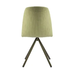Perfecta Genua Chaise moderne pivotante en tissu et pieds métal><noscript><img width=
