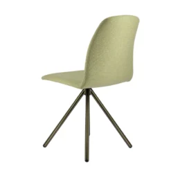 Perfecta Genua Chaise moderne pivotante en tissu et pieds métal><noscript><img width=