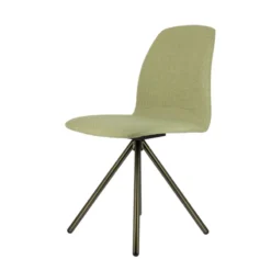 Perfecta Genua Chaise moderne pivotante en tissu et pieds métal><noscript><img width=