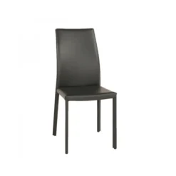 Airnova Giada Chaise de salle à manger en croûte de cuir> Chaise De Salle à Manger