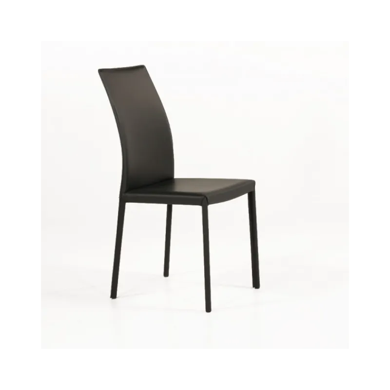 Airnova Giada Chaise de salle à manger en croûte de cuir> Chaise De Salle à Manger