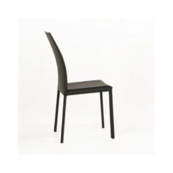 Airnova Giada Chaise de salle à manger en croûte de cuir><noscript><img width=