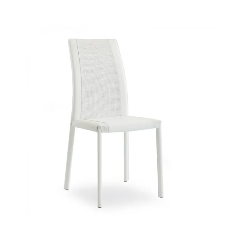 Airnova Giada Chaise de salle à manger en croûte de cuir> Chaise De Salle à Manger