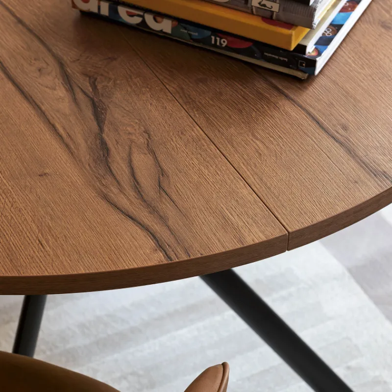 Giove Connubia® Table ronde extensible en mélaminé> Table De Cuisine