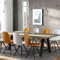 Perfecta Girona Chaise moderne coque pivotante en simili><noscript><img width=