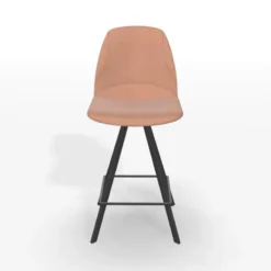 Perfecta Girona Tabouret pivotant avec dossier hauteur snack en tissu><noscript><img width=