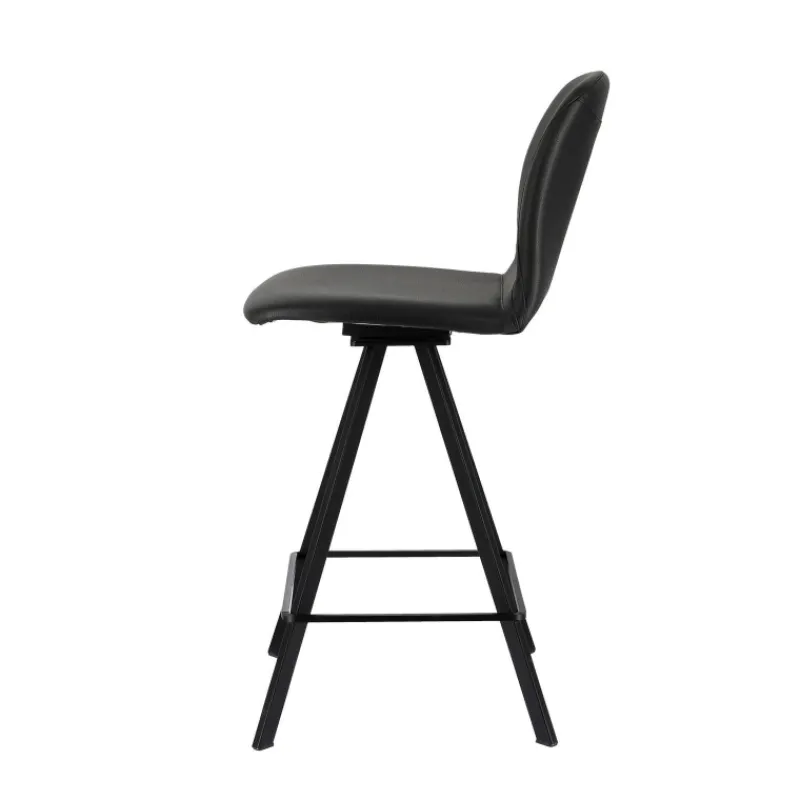 Perfecta Girona Tabouret snack pivotant moderne en simili> Tabouret Snack (assise +/- 65 Cm)|Tabouret De Bar (assise +/- 80 Cm)