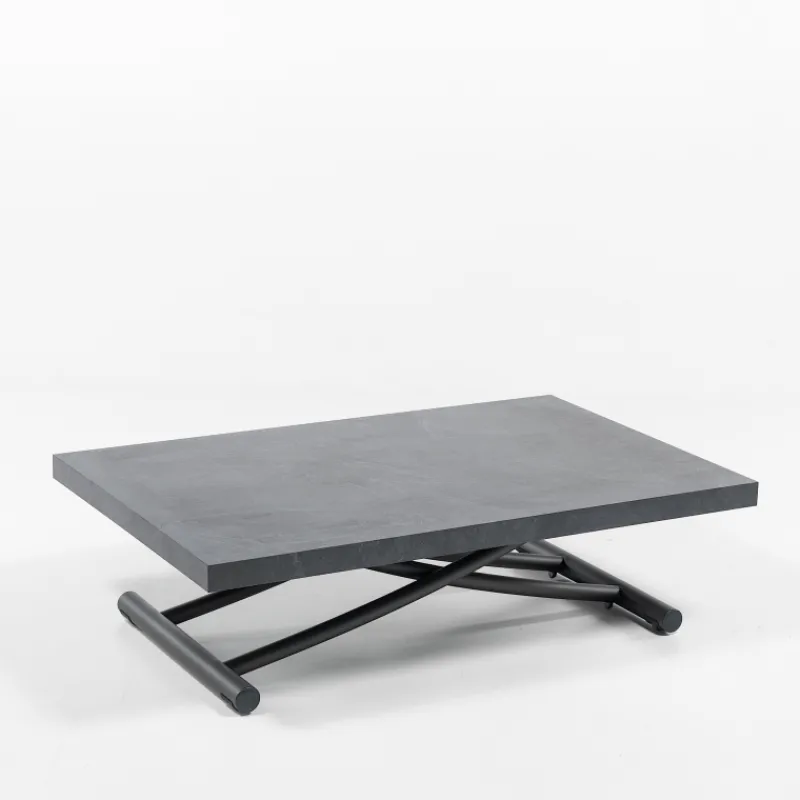 Altacom Géniale Table basse relevable petit espace en mélaminé> Table De Salon|Table Pour Petit Espace